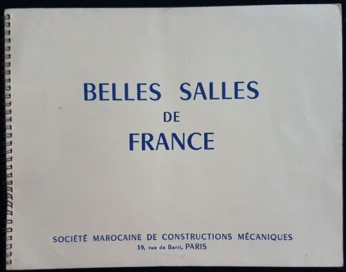 Belles Salles De Cinéma De France - Livre Chaque Page 27x21 Cm - 20 Pages - Le Palais Des Festivals De Cannes, Le Paris De Limoges, Le Majestic De Lyon, Le Marivaux D'amiens - Livret De Publicité