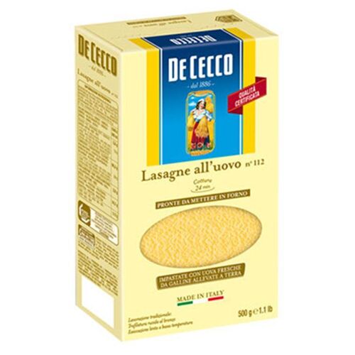 De Cecco Lasagne All'uovo 112