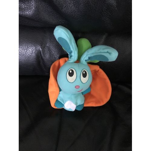 Doudou Lapin 19cm Ouaps Avec Sa Citrouille