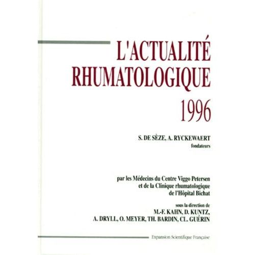 L'actualité Rhumatologique 1996
