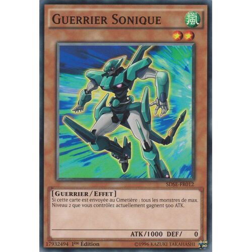 Sdse-Fr012 -  Guerrier Sonique - Yu Gi Oh! - Français - Commune - C