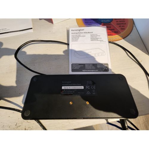 Kensington SD3600 Universal USB 3.0 Dual - 2K Dock - HDMI / DVI - I / VGA - Station d'accueil