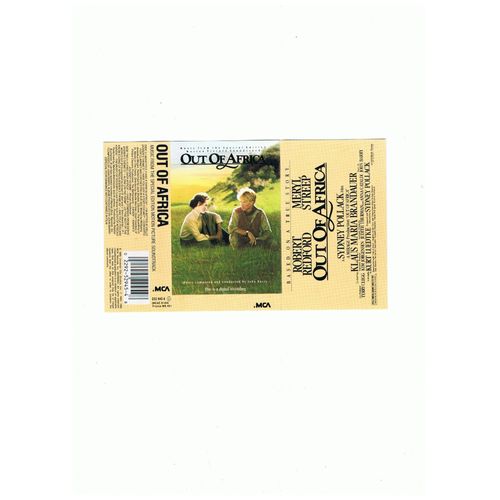 K7 Audio - Cassette Audio - Out Of Africa - Bande Son Originale Du Film - Compositeur John Barry