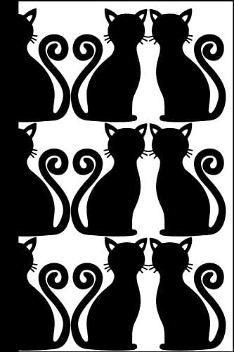 Notebook: Cat Silhouette
