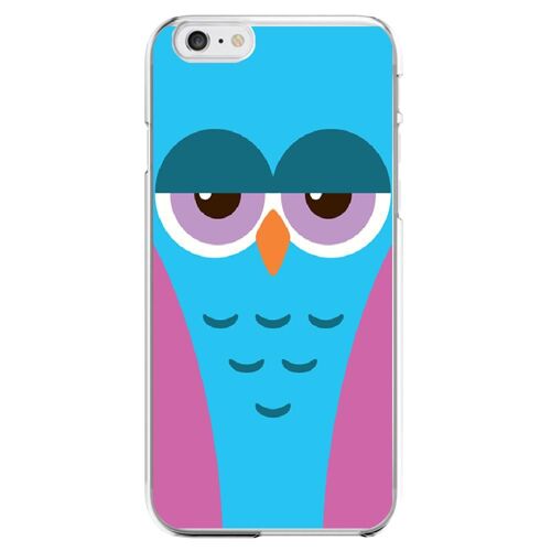 Coque Rigide Pour Apple Iphone 6 Plus Avec Impression Motifs Chouette Endormie B