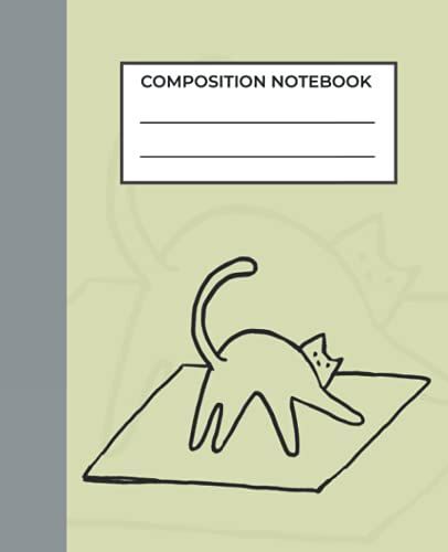 Cute Cat Composition Notebook: Cats Wide Ruled Paper Notebook Journal | Kitten Wide Blank Lined Workbook For Teens Kids Students Girls For Home School College For Writing Notes