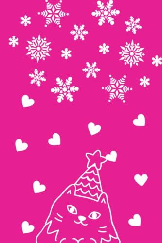 Christmas Cat Notebook: Gift For Cat Lovers,Great Christmas & Birthday Gift Idea,Cute Cat Lined Pages,6x9inch,15.24x22.86 Com ,120 Pages,Matte Cover,Cats Journal,Animal Lovers,