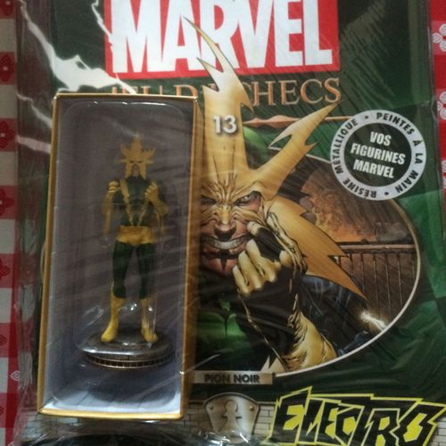 Marvel Collection Jeu D'echecs/ Electro Pion Noir