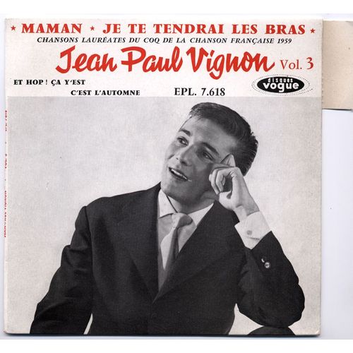 Jean-Paul Vignon / (Je Te Tendrai Les Bras / Maman / C'est L'automne / Et Hop ! Ça Y'est) / E.P. 1959