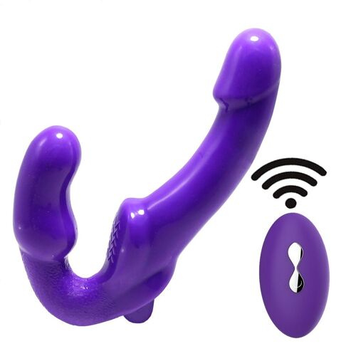 Vibromasseur Double Sans Fil En Silicone, Rechargeable Par Usb, Stimulateur De Clitoris, Point G, Jouet Sexuel