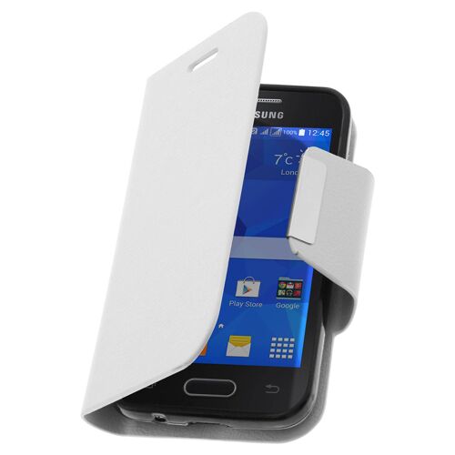 Étui Housse Coque Portefeuille Samsung Galaxy S3 Mini (I8190) - Blanc