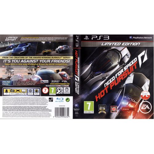 Need For Speed Hot Pursuit Edition Limitee Ps3
