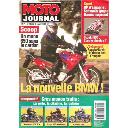 Moto Journal  1085 Yamaha Xtz 660 Ténéré Yamaha 350 Yr5 Honda Nx 650 Dominator Kawasaki 650 Klx