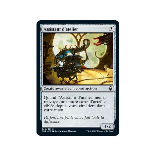 Carte Mtg Assistant D'atelier (Workshop Assistant) Victor Adame Mingaz C 348/361 Fr