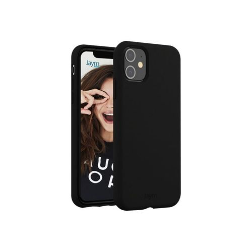 Jaym Classic - Coque De Protection Pour Téléphone Portable - Microfibre - Silicone De Qualité Supérieure - Noir - Pour Apple Iphone 11