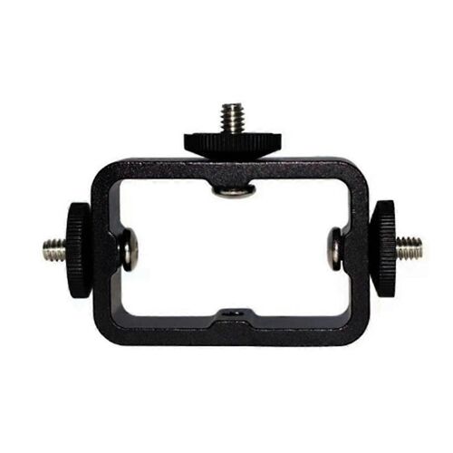 Support Support Flash Support Adaptateur Support Pour Diffusion En Direct Selfie Caméra Téléphones 1/4 Trou Métal Trois-P