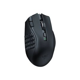 Razer Naga V2 HyperSpeed - Souris - ergonomique - pour droitiers - optique - 21 boutons - sans fil - Bluetooth, 2.4 GHz - récepteur sans fil USB