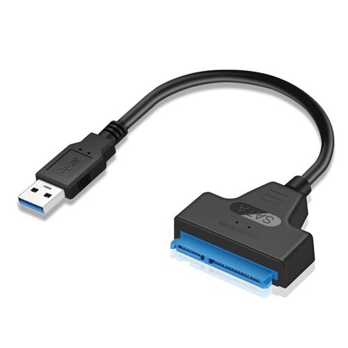 Adaptateur SATA vers USB USB 3.0 vers 2,5" - Adaptateur externe SATA III vers USB et câble pour disque dur SSD/HDD de 2,5"