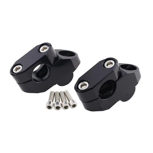 Élévateurs De Montage De Guidon De Moto Pour V-Strom 250 650 Dl650 V-Strom 1000 Dl1000 2002-2019 22mm 7/8 Pouces (Noir)