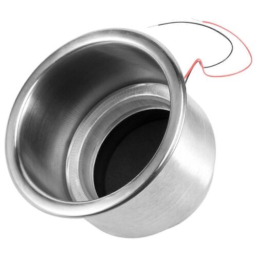 Porte-Gobelet À Lumière Led Led Encastré En Acier Inoxydable Porte-Gobelet Forme De Tasse Pour Voiture Marine Bateau