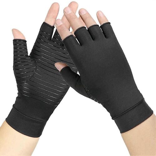 Gants De Compression De L'arthrite Gant D'arthrite De Confort En Fibre De Cuivre Pour La Thérapie Du Canal Carpien De Polyarthrite Rhumatoïde Poignet