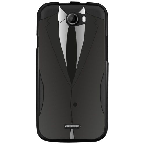Coque Souple Pour Wiko Barry Avec Impression Motifs Smoking