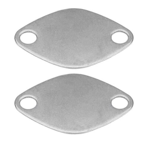 Kit De Plaque De Bloc D'obturation De Vanne Egr 2pcs Pour Plaque De Vanne Egr Espace Master Trafic Movano