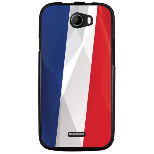 Coque Souple Pour Wiko Barry Avec Impression Motifs Drapeau De La France