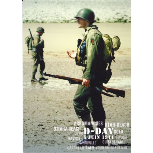 Cp Ww2 - Soldats Américains À Omaha Beach