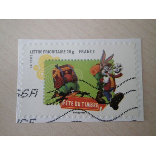 Timbre Oblitéré "Bugs Bunny"