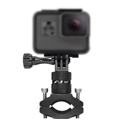 Support De Guidon De Vélo En Aluminium Pour Gopro, Rotatif À 360 Degrés, Pour Gopro Garmin Xiaomi Action Cam Mountain