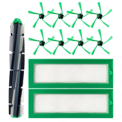 Pièces de rechange filtre HEPA pour Robot nettoyeur, 11 pièces, brosse principale latérale, Vorwerk Kobold VR200 VR300