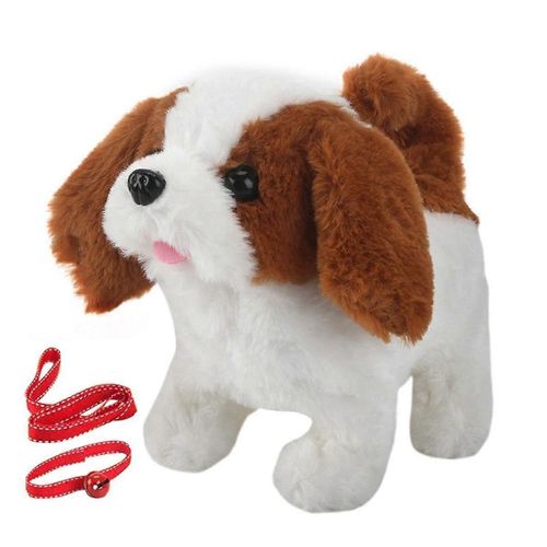 B Bébé Jouet Chien Qui Marche Aboie Queue Remuant Peluche Interactif Électronique Animaux Jouets Chiot Pour Filles