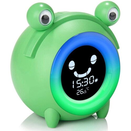 Réveil pour enfants, horloge de réveil numérique, lumière de réveil, veilleuse sonore de sommeil