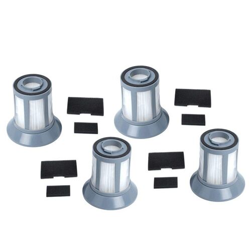 Ensemble de filtres de remplacement adaptés à Bissell Zing 6489 64892 64894, Kit de filtre anti poussière pour aspirateur sans sac, lot de 4
