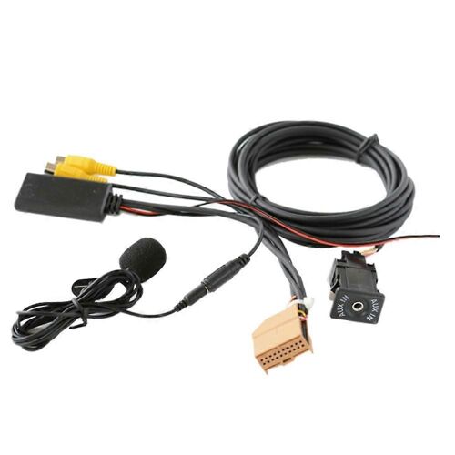 12v Mmi 2g Voiture Bluetooth Aux Câble Adaptateur Musique Audio Micro Pour A6 A8 2006-2008 J523 Uniquement Pour Av1 Av