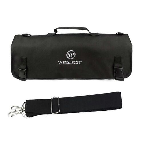 Sac À Couteaux Sac À Roulettes En Nylon Avec 8 Poches Pour Accessoires De Cuisine Porte-Étui À Couteaux Portables