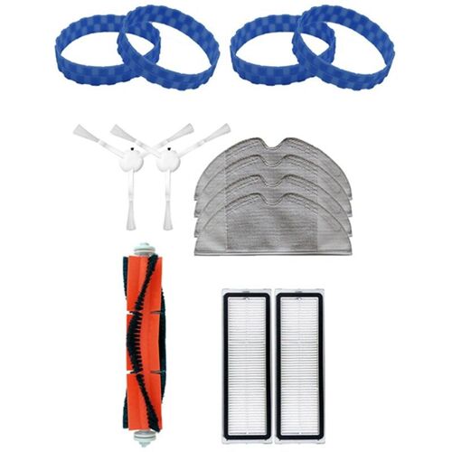 Promotion!9 pièces brosse principale, brosse latérale, filtre HEPA, vadrouille, outil de nettoyage en tissu pour Xiaomi 1C et 4 pièces, peau de pneus pour Xiaomi Mijia