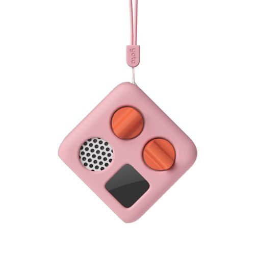 Housse en silicone Mini Adventure Jacket pour Yoto Mini rose pâle - Rose