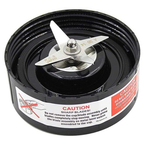 Pièces de rechange N17-1001 Lame Compatible pour Nutribullet Rx Mélangeur 1700W, Noir