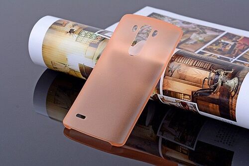 COQUE ORANGE LG G3 TRANSPARENT FINE 0.3 MM ETUI HOUSSE BUMPER FIVEDISCOUNT 