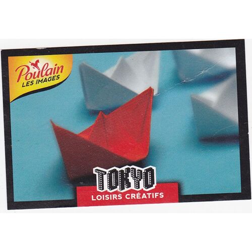 Image Chocolat Poulain Villes Du Monde Tokyo Origami Bateau