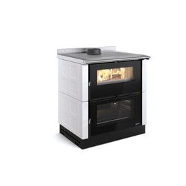 Cuisinière à bois - Blanc - Verona XXL maiolica - 7,0 Kw LA NORDICA EXTRAFLAME