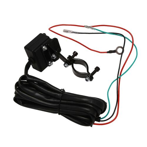 Interrupteur À Bascule 12v Avec Support De Montage Kit De Ligne De Commande De Guidon Pour Atv Utv Accès Électrique