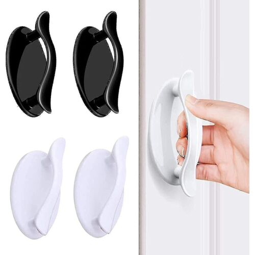 Poignée de fenêtre auto-adhésive 4 Pcs, poignée auto-adhésive, poignée adhésive de porte coulissante pour tasse de fenêtre