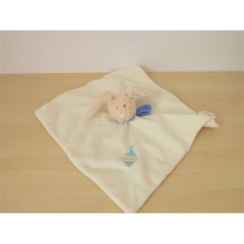 Doudou Lapin Blanc Bleu Cerf Volant Bengy