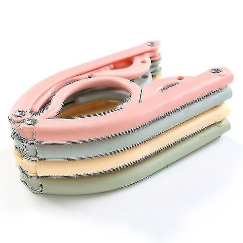 10pcs Travel Hanger Portable Voyage Pliant Vêtements en plastique Cintres de manteau pour voyage Camping en plein air