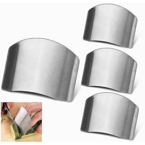 4 Pcs Légumes Acier Inoxydable Doigt Protecteur De La Main Pour La Coupe