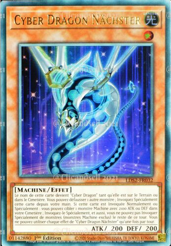 Carte Yu-Gi-Oh Lds2-Fr032 Cyber Dragon Nächster - Doré Neuf Fr