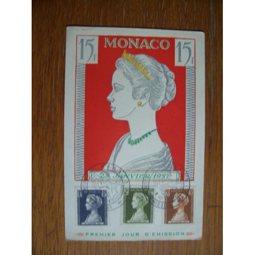 Carte Monaco  1957